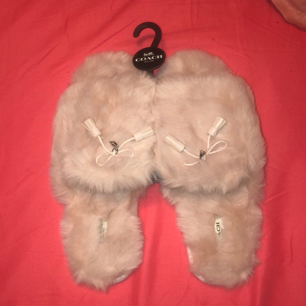 Coach slippers